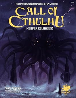 call of cthulhu rpg keeper rulebook horror roleplaying in the worlds of h p lovecraft 1st edition chaosium