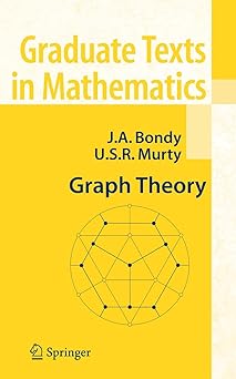 graph theory 1st edition adrian bondy ,u s r murty 1846289696, 978-1846289699