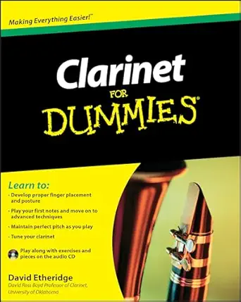 clarinet for dummies 1st edition david etheridge 0470584777, 978-0470584774