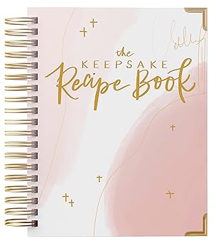 the keepsake recipe book a blank recipe notebook to write in your own recipes and create your own cookbook