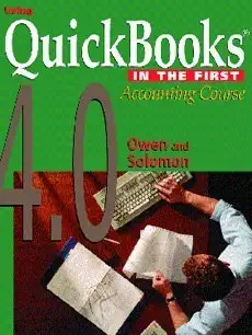using quickbooks 4 0 in the first accounting course 1st edition paul solomon 0538866039, 978-0538866033