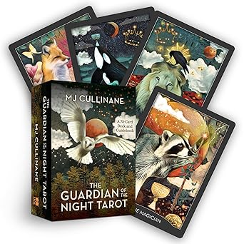 the guardian of the night tarot a 78 card deck and guidebook 1st edition mj cullinane 1401969089,