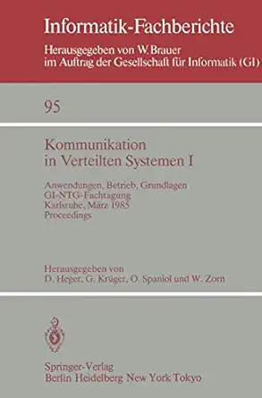 kommunikation in verteilten systemen i anwendungen betrieb grundlagen gi/ntg fachtagung karlsruhe 13 a 15 ma