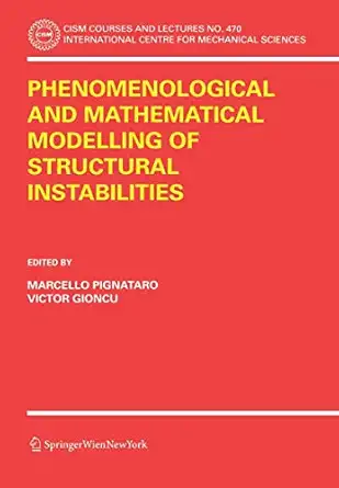 phenomenological and mathematical modelling of structural instabilities 1st edition marcello pignataro,