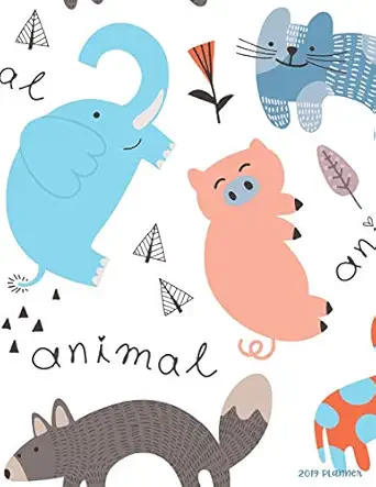 2019 planner monthly schedule organizer agenda planner 2019 12 months calendar appointment notebook monthly