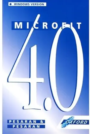 working with microfit 4 0 paperback a august 28 1997 1st edition b pesaran 0192685317, 978-0192685315