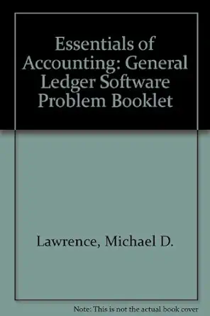 general ledger software and problem booklet windows 1st edition michael d lawrence, joan s ryan 0324000278,