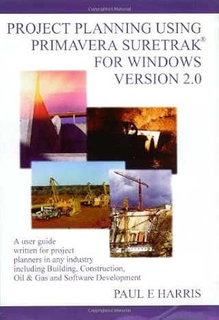 project planning using primavera suretrak for windows version 2 0 1st edition paul e harris 0646379259,