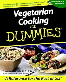 vegetarian cooking for dummies 1st edition suzanne havala ,suzanne havala hobbs 076455350x, 978-0764553509