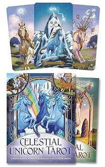 the celestial unicorn tarot 1st edition calista ,leeza robertson ,eugene smith 073877118x, 978-0738771182