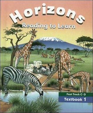 horizons read to learn 1st edition siegfried engelmann ,susan hanner 0026742152, 978-0026742153