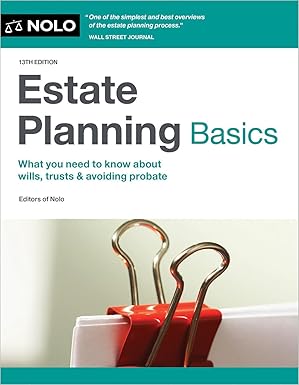 estate planning basics 1st edition editors of nolo 1413333257, 978-1413333251