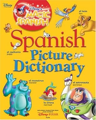 disneys magic spanish spanish picture dictionary 1st edition disney books ,disney storybook art team