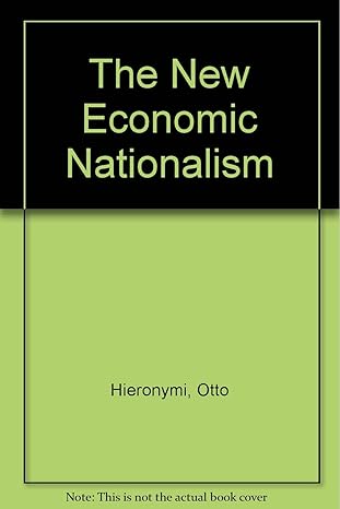 the new economic nationalism 1st edition otto hieronymi 0333261739, 978-0333261736