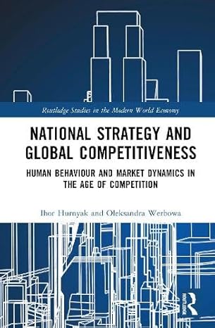 national strategy and global competitiveness human behaviour and market dynamics in the age of competition