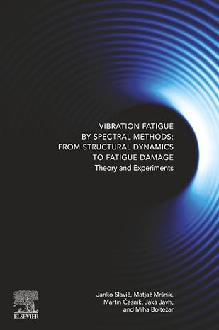 vibration fatigue by spectral methods from structural dynamics to fatigue damage a theory and experiments 1st