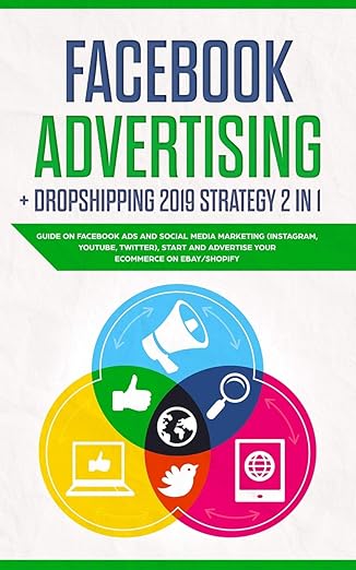 facebook advertising + dropshipping 2019 strategy 2 in 1 guide on facebook ads and social media marketing