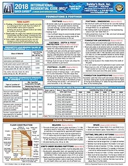 2018 international residential code quick card 1st edition inc builder\\\\\\\'s book ,mary jorgensen ,kevin