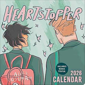 heartstopper 2026 wall calendar with bonus poster 1st edition alice oseman 141978434x, 978-1419784347