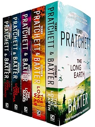 the long earth series 5 books collection terry pratchett and stephen baxter box set 1st edition terry