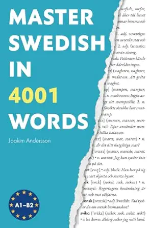 master swedish in 4001 words 1st edition joakim andersson 9189788141, 978-9189788145