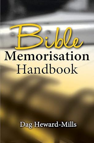 bible memorization handbook 1st edition dag heward mills 1683982657, 978-1683982654