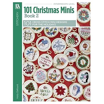 101 christmas minis book 2 packed with traditional holiday designs for ornaments gift embellishments and more