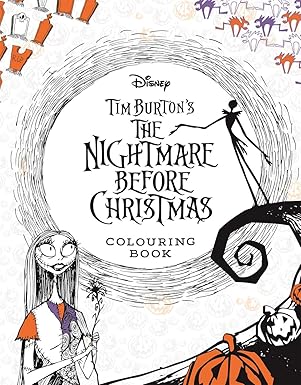 disney tim burtons the nightmare before christmas colouring book 1st edition walt disney company 1800781229,
