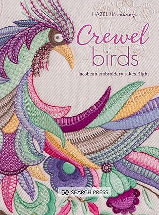 crewel birds jacobean embroidery takes flight 1st edition hazel blomkamp 1782218343,