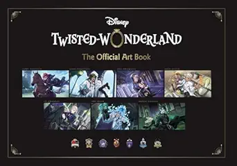 disney twisted wonderland the official art book 1st edition square enix 1974748588, 978-1974748587