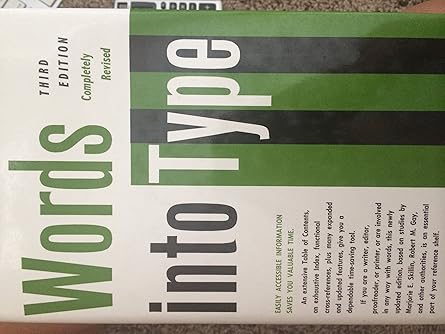 words into type 1st edition marjorie e skillin ,robert m gay 0071181067, 978-0139642623