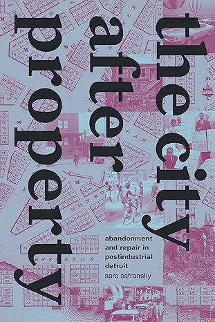the city after property abandonment and repair in postindustrial detroit 1st edition sara safransky