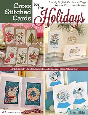 cross stitched cards for the holidays simply stylish cards and tags for the christmas season 40+ charming