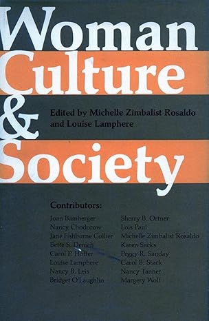 woman culture and society 1st edition michelle rosaldo ,louise lamphere 0804708517, 978-0804708517
