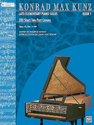 200 short two part canons op 14 bk 1 nos 1 100 1st edition konrad max kunz 0757995438, 978-0757995439