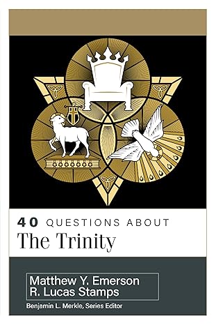40 questions about the trinity 1st edition r lucas stamps ,matthew y emerson 0825447518, 978-0825447518