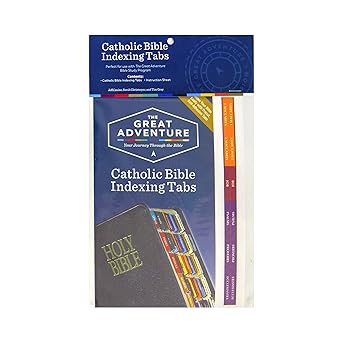 the great adventure bible indexing tabs 1st edition ascension press 1932645705, 978-1932645705
