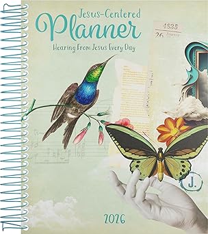 2026 jesus centered christian planner hearing from jesus every day weekly and monthly planner 7 5 x 10 5 80