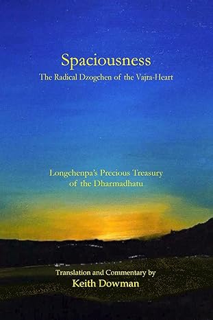 spaciousness the radical dzogchen of the vajra heart longchenpas treasury of the dharmadhatu 1st edition