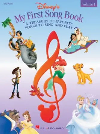 disneys my first songbook easy piano songbook for kids to sing and play volume 1 for beginners favorite