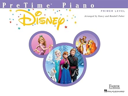 pretime piano disney songbook primer level easy beginner piano sheet music iconic disney songs for young