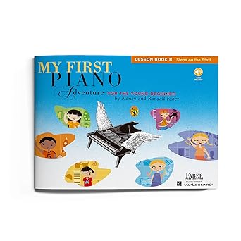 my first piano adventure lesson book b early piano method with staff reading and rhythm games for young