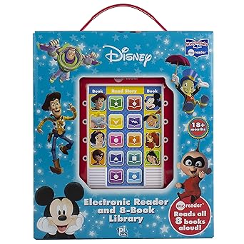 disney mickey mouse toy story and more me reader electronic reader 8 book sound library pi kids 1st edition
