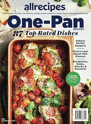 allrecipes one pan recipes 1st edition the editors of allrecipes 154786334x, 978-1547863341
