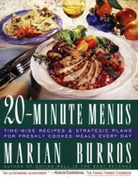 twenty minute menus 1st edition marian burros 0671623907, 978-0671623906