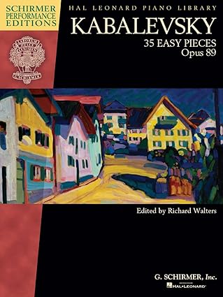 35 easy pieces op 89 for piano schirmer  s 1st edition richard walters ,dmitri kabalevsky 1495058204,