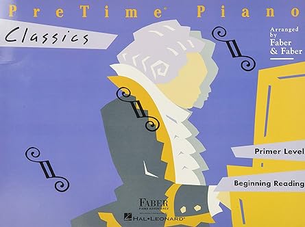 pretime piano classics primer level beginner classical piano sheet music for kids early elementary songbook