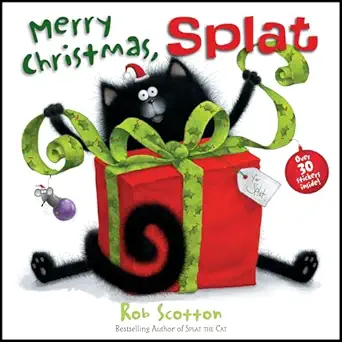 merry christmas splat 1st edition rob scotton 0063384892, 978-0063384897