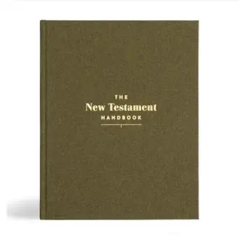 new testament handbook sage cloth over board full color design commentary charts maps outlines timelines word