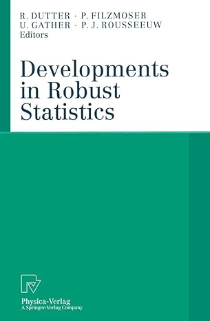 developments in robust statistics international conference on robust statistics 2001 1st edition rudolf